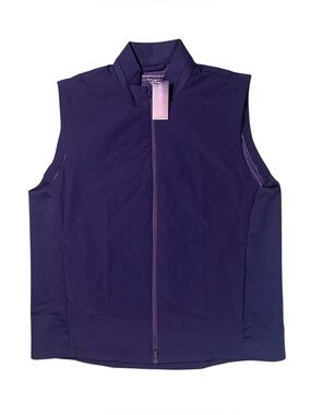 Holderness & Bourne Navy Blue The King Vest Full-Zip Golf